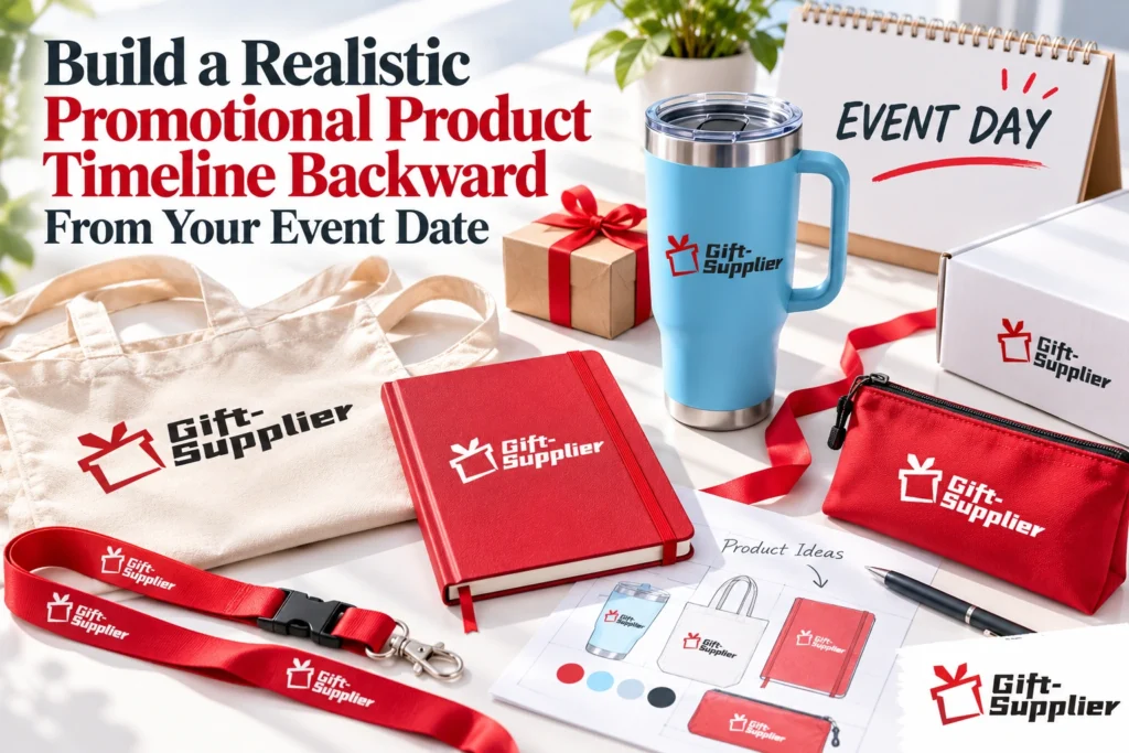 Build a Realistic Promotional Product Timeline Backward From Your Event Date