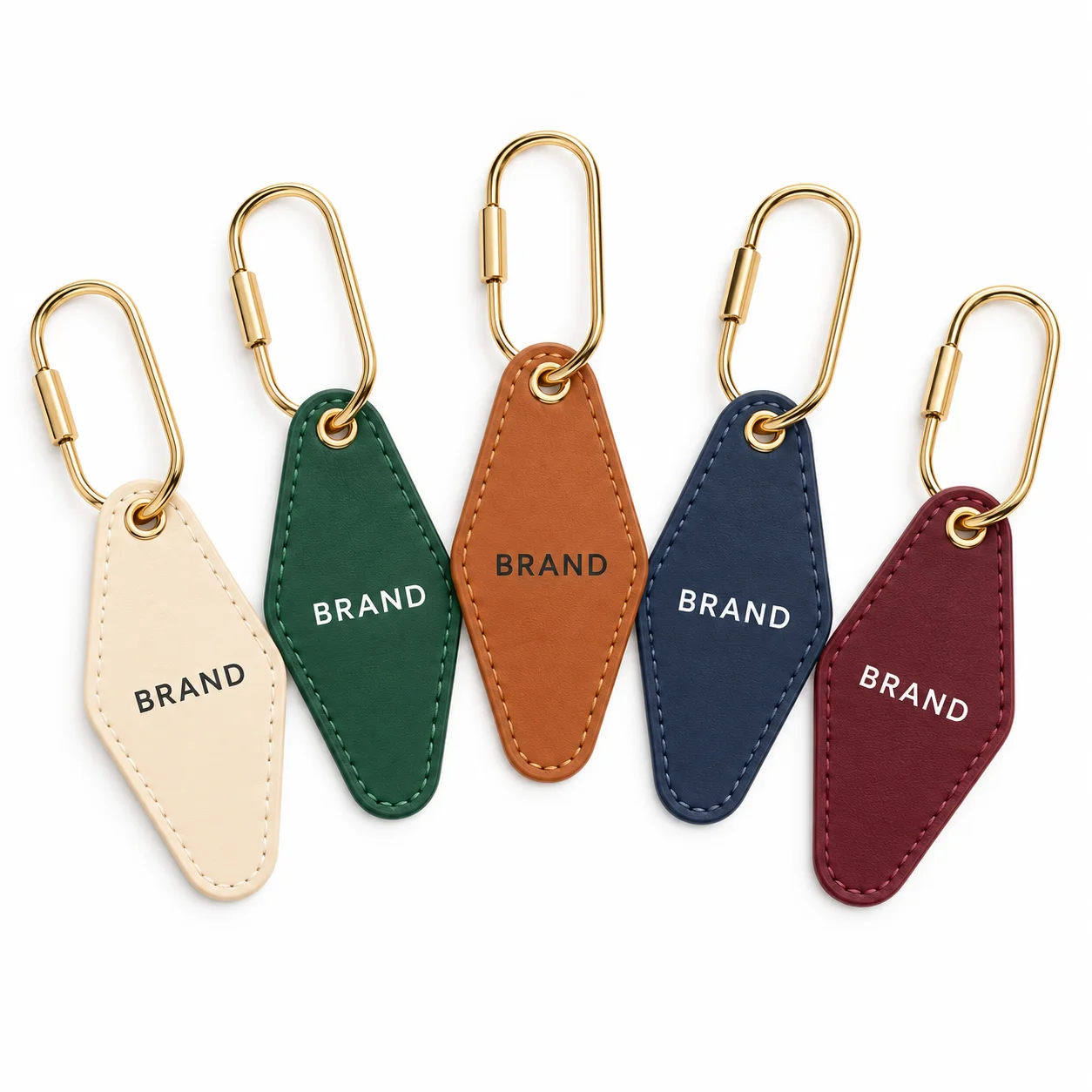 Custom PU Leather Keychains - Image 5